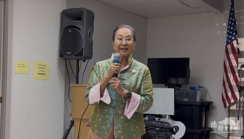 僑務諮詢委員吳小燕於講座中強調「健康重於一切」，呼籲善用科技提升醫療精準與效率