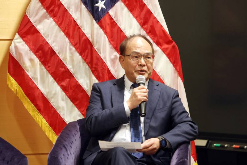 駐加拿大代表曾厚仁在GCTF渥太華國際研討會致詞。