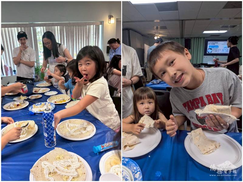 學員對臺式創意潤餅的口感相當滿意