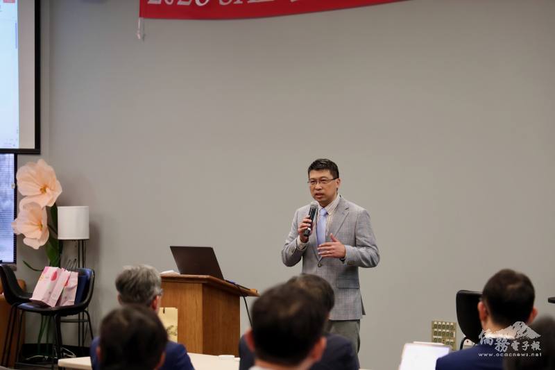 國建會會長方聖風強調，國建會多年來持續舉辦研討會，期望結合臺灣在硬體製造的優勢與美國在AI與智慧駕駛領域的領先地位，激盪出更多新火花。