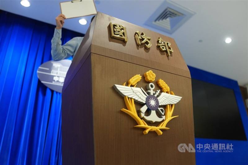 圖為國防部建築主視覺。（中央社檔案照片）