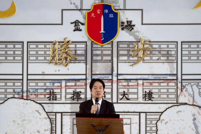 總統於「陸軍步兵訓練指揮部」致詞