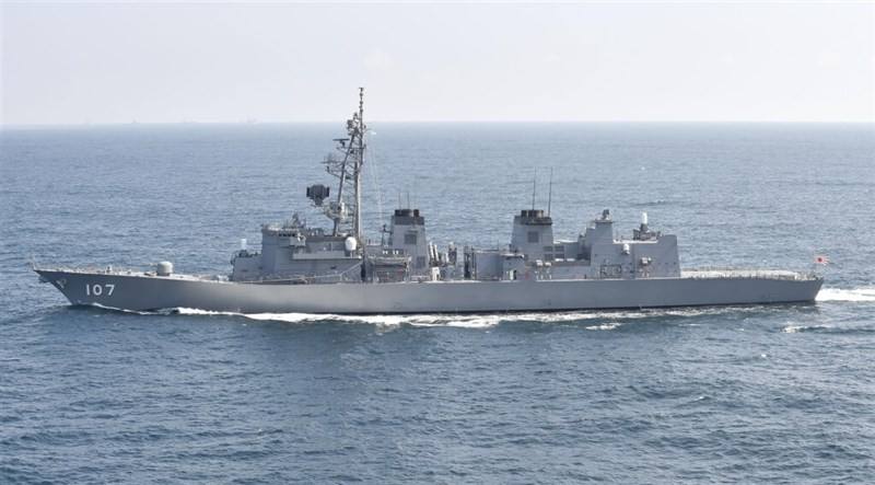 A warship of the Japan Maritime Self-Defense Force. Photo courtesy of Kyodo News