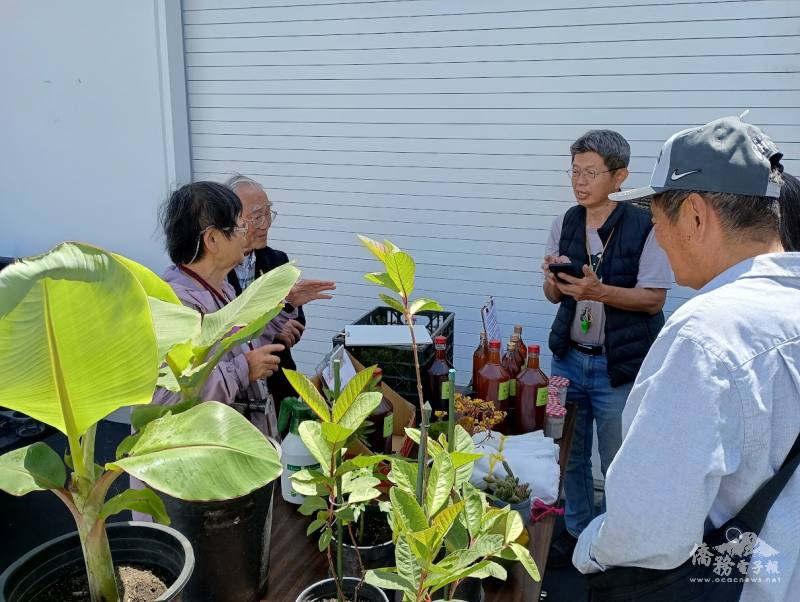 「戶外園藝市集」提供精選植栽與苗木供僑胞交流