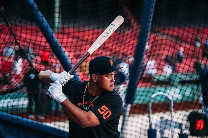 Lee Hao-yu (李灝宇). Photo taken from x.com/tigers