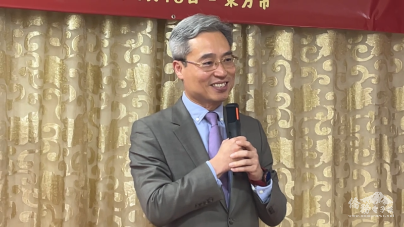 李岳融表示將落實服務精神為僑胞提供服務 並期許政府與僑界攜手合作深化臺巴關係