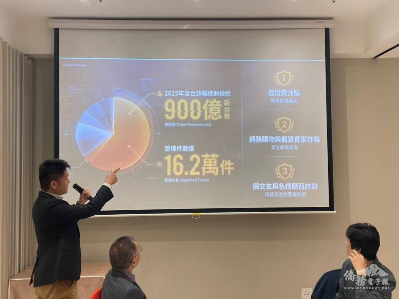 警官呂崇維進行治安講座