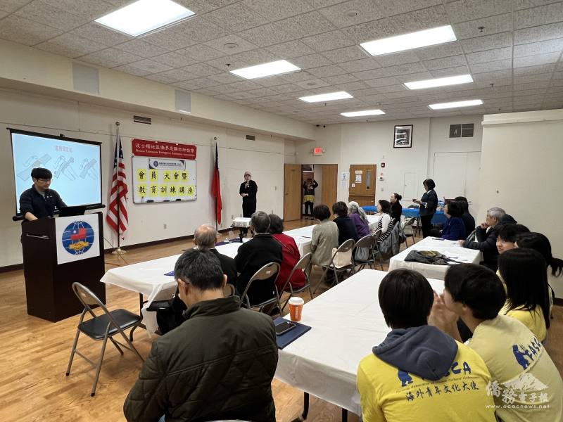 心肺復甦術講座上課一隅