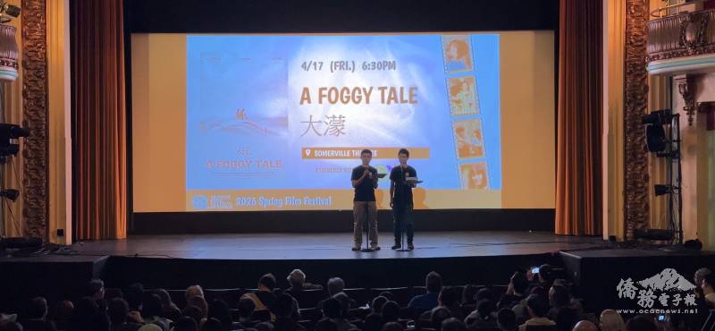 波士頓臺灣影展兩位共會長林致中 (右)、蔡景全 (左)