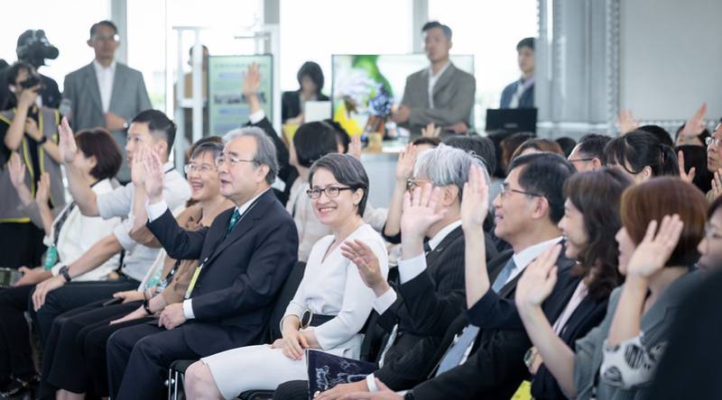 蕭美琴副總統21日上午出席「地球解方2026永續設計行動年會」開幕式