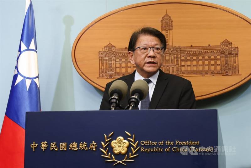 Presidential Office Secretary-General Pan Men-an. CNA photo April 21, 2026