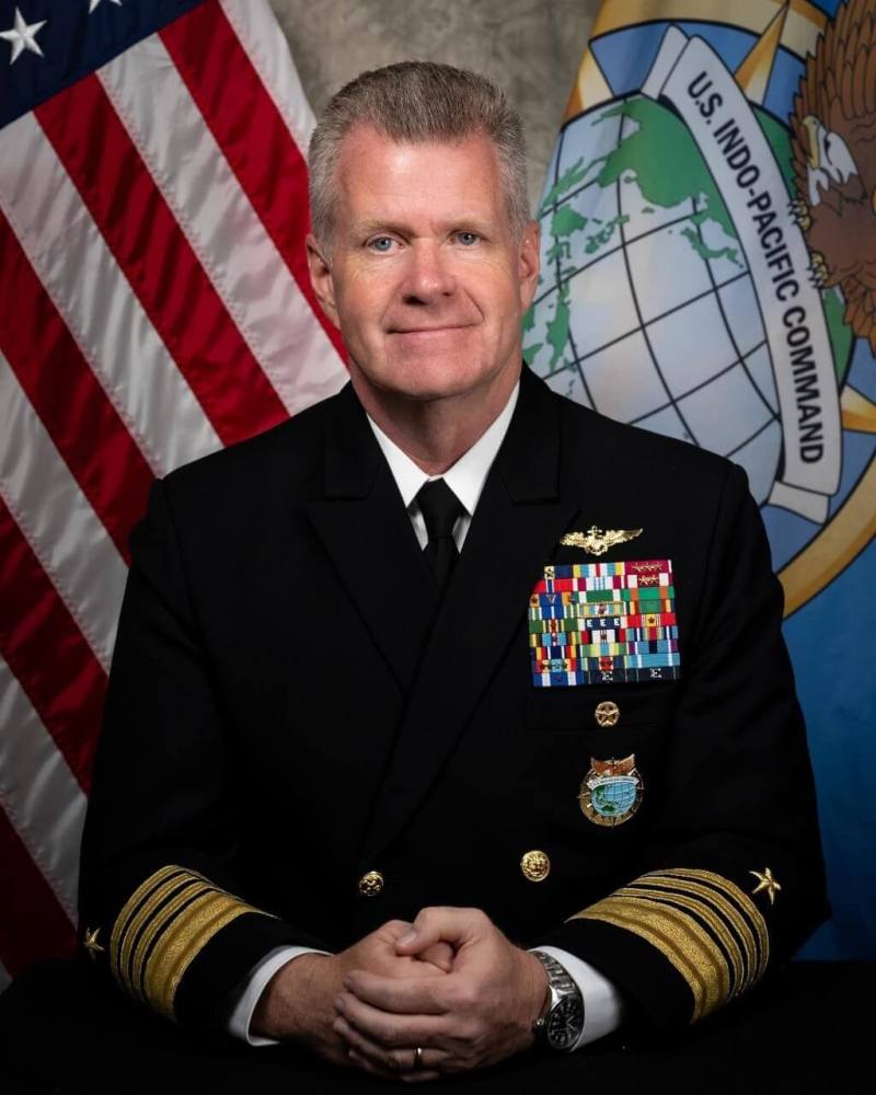Admiral Samuel Paparo, commander of the U.S. Indo-Pacific Command. Image taken from www.navy.mil
