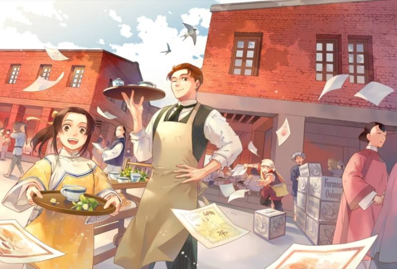 張季雅作品《異人茶跡》