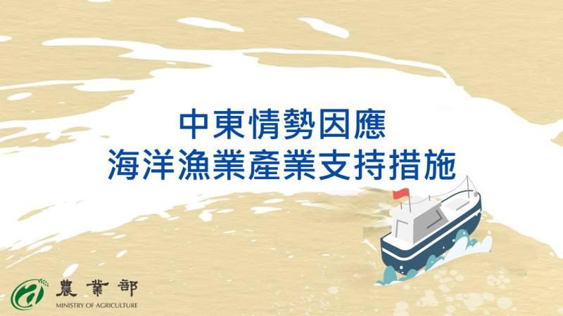 中東情勢因應─海洋漁業產業支持措施