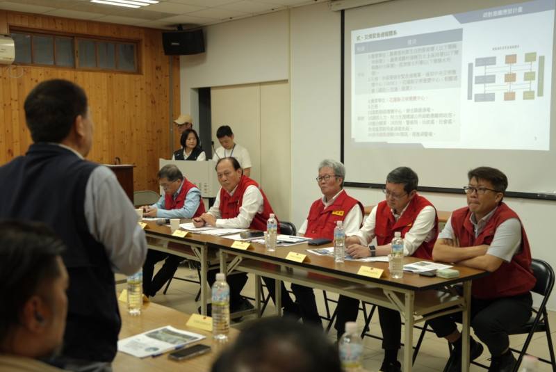 行政院雙政委視察馬太鞍溪復建工程