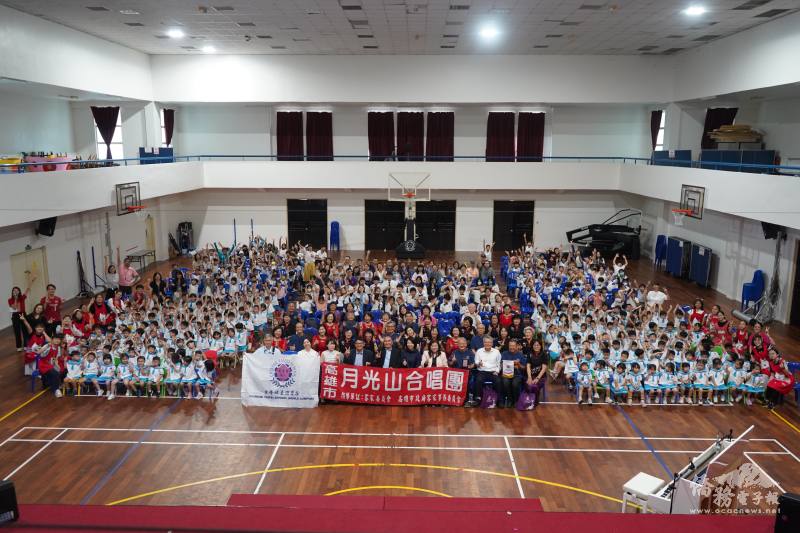 約450名師生與家長到場支持「為臺灣而唱」音樂會