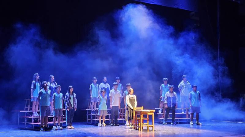 舞臺劇類-桃園市立大園國民中學「天黑請閉眼」。