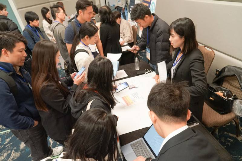 台灣AI供應鏈大廠匯集矽谷徵才，吸引上千人參加。（Taiwan Next Foundation提供）