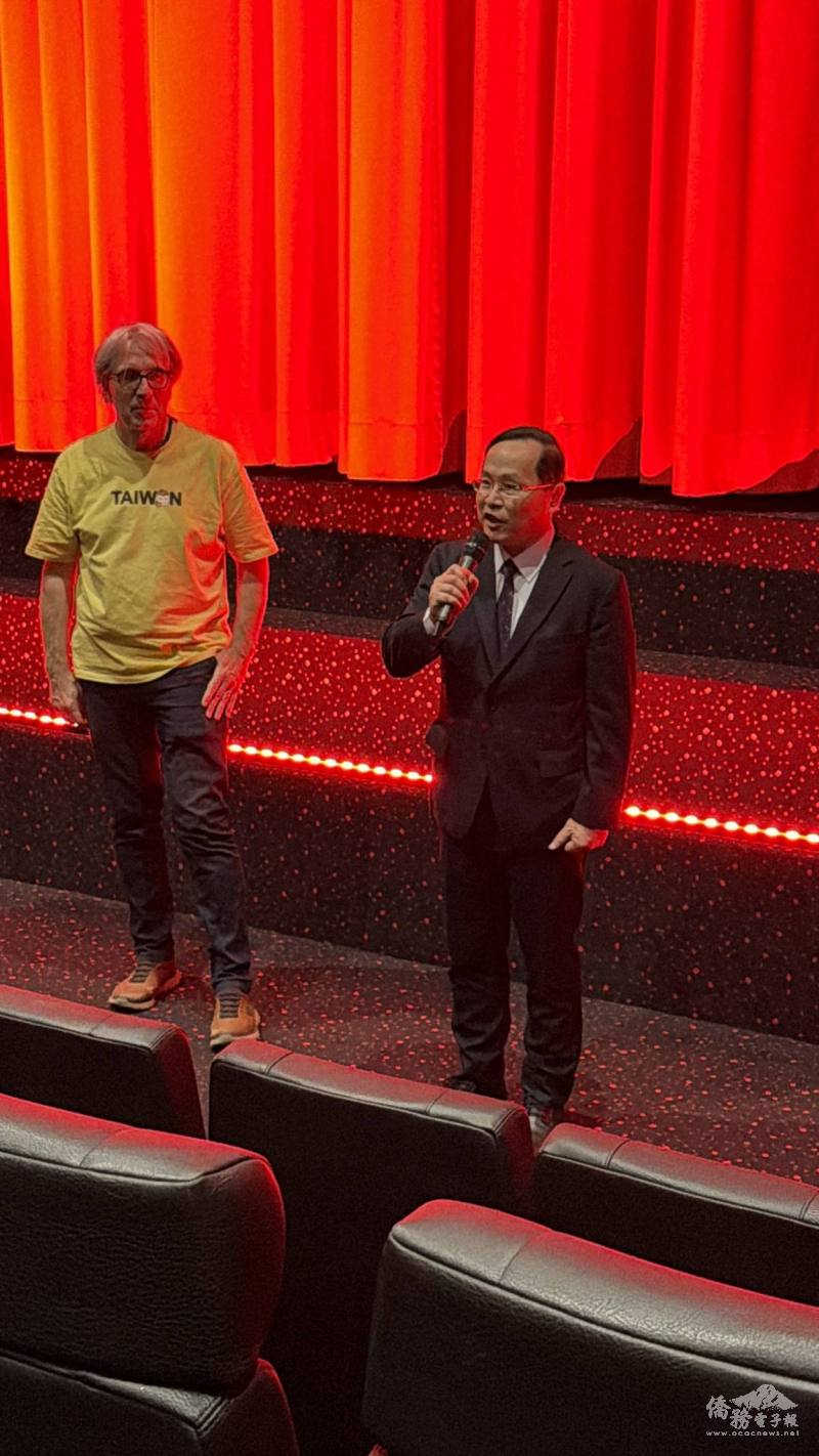 僑務參事林宏穎出席，感謝僑胞們對臺灣的支持