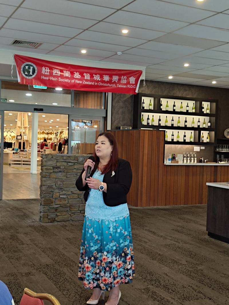 華興會長許凱舒於餐會現場致詞