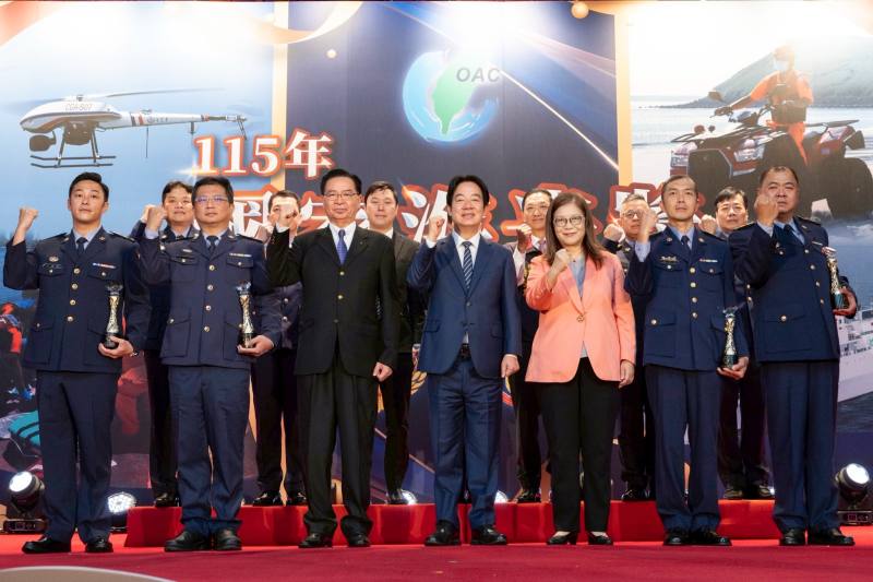 賴清德總統28日上午出席「115年國家海光獎頒獎典禮」