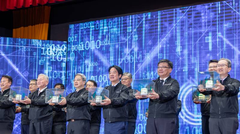 賴清德總統30日上午出席「台電80周年慶祝大會」