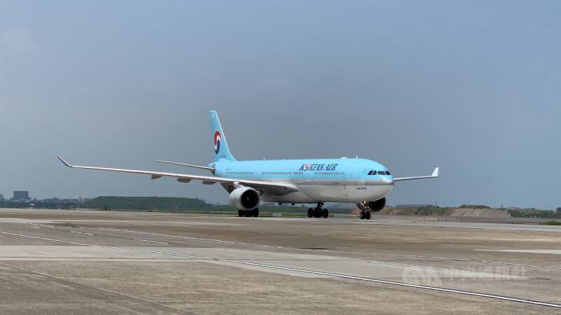 圖為大韓航空班機。（中央社檔案照片）