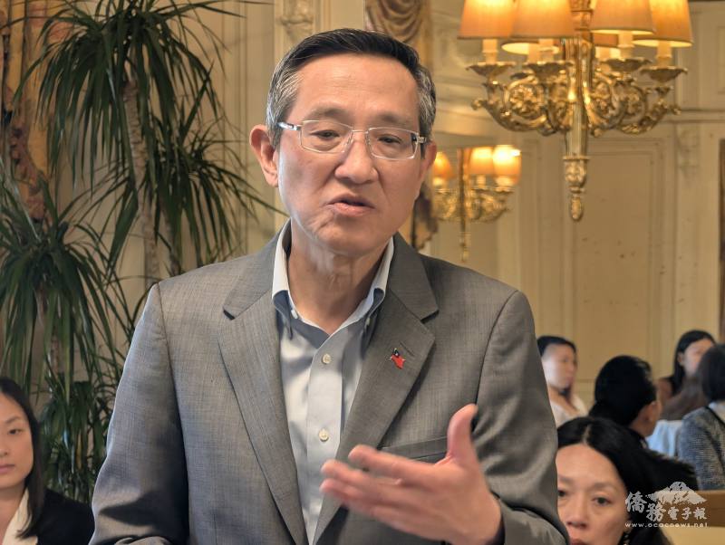 駐義大利代表處大使蔡允中感謝徐佳青對義大利僑務工作的支持