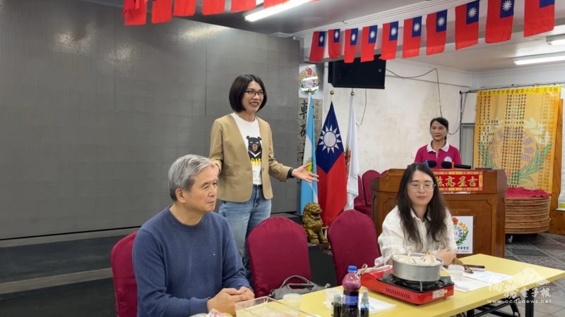 總領事陳慧芬表示果凍花是項療癒的藝術，有助於增進親子關係