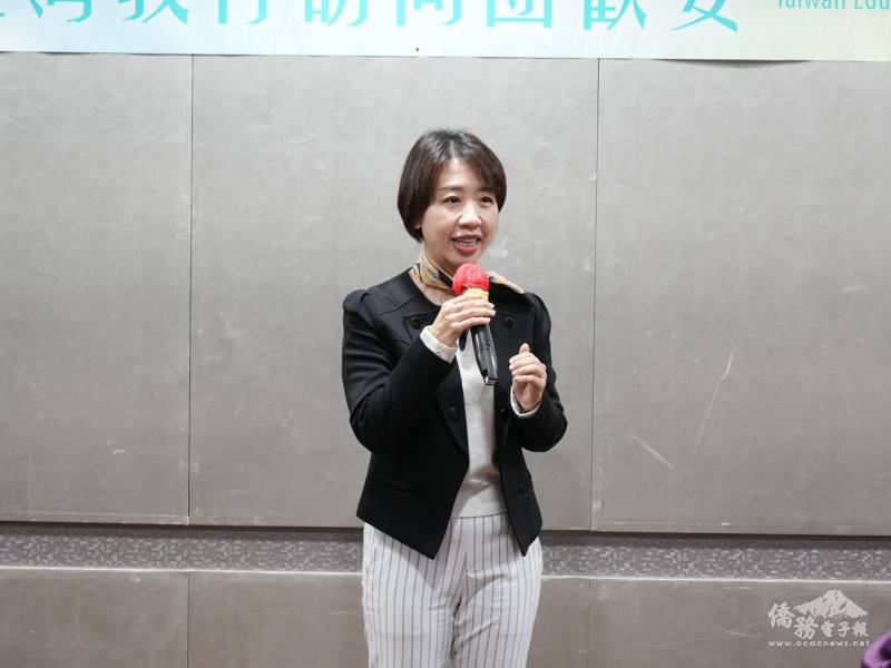 僑委會副委員長李姸慧致詞
