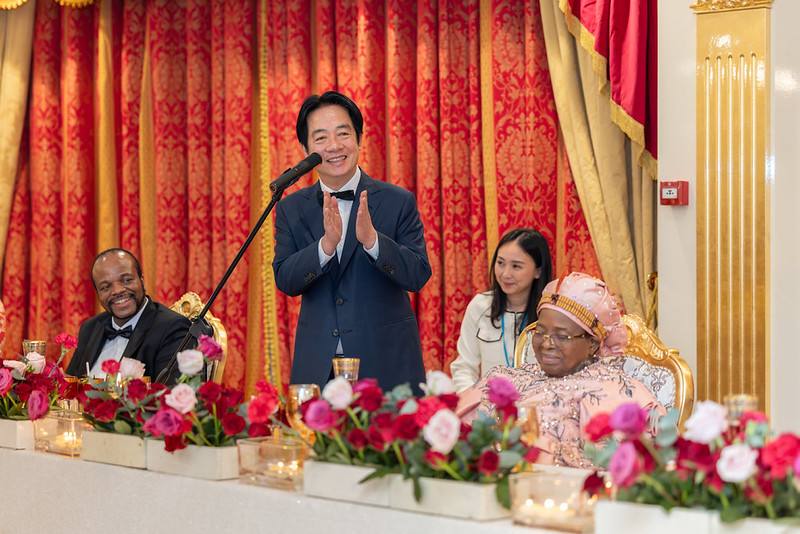 總統出席史王國宴並致詞