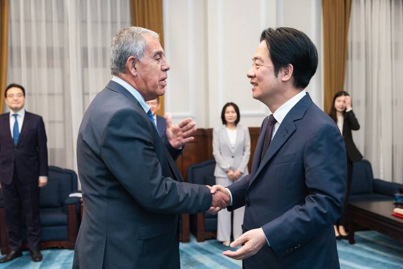 賴清德總統今（5）日下午接見「以色列國會跨黨派議員團」