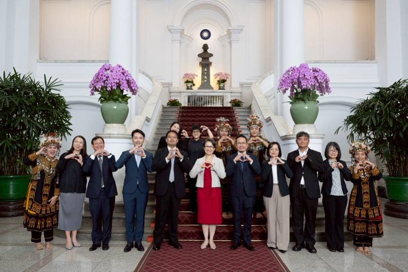 蕭美琴副總統7日上午與「紐西蘭跨黨派國會議員訪問團及NSO國家交響樂團(臺灣愛樂)」見面