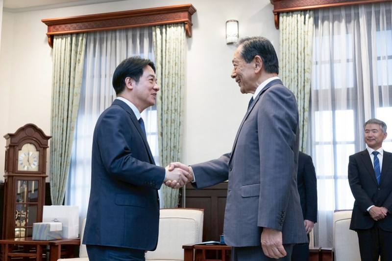 總統接見「日本台灣交流協會會長隅修三乙行」