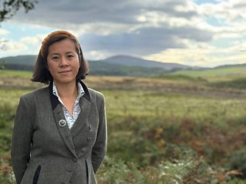 英國7日舉行地方選舉，包括全面改選蘇格蘭議會，出身台灣的周怡霈當選蘇格蘭議會議員，創蘇格蘭議會和台灣人在英國從政首例。（周怡霈提供）