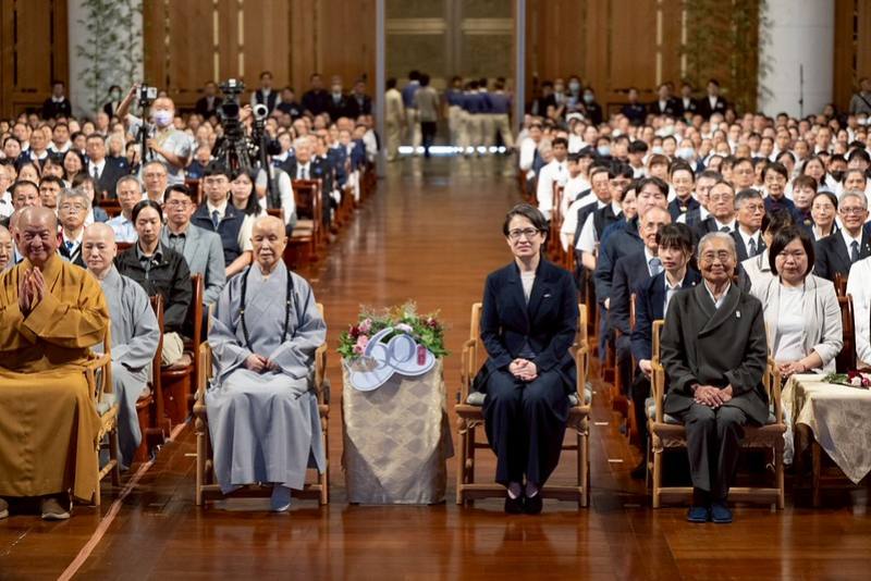 蕭美琴副總統10日上午前往花蓮出席「慈濟60週年慶大會」