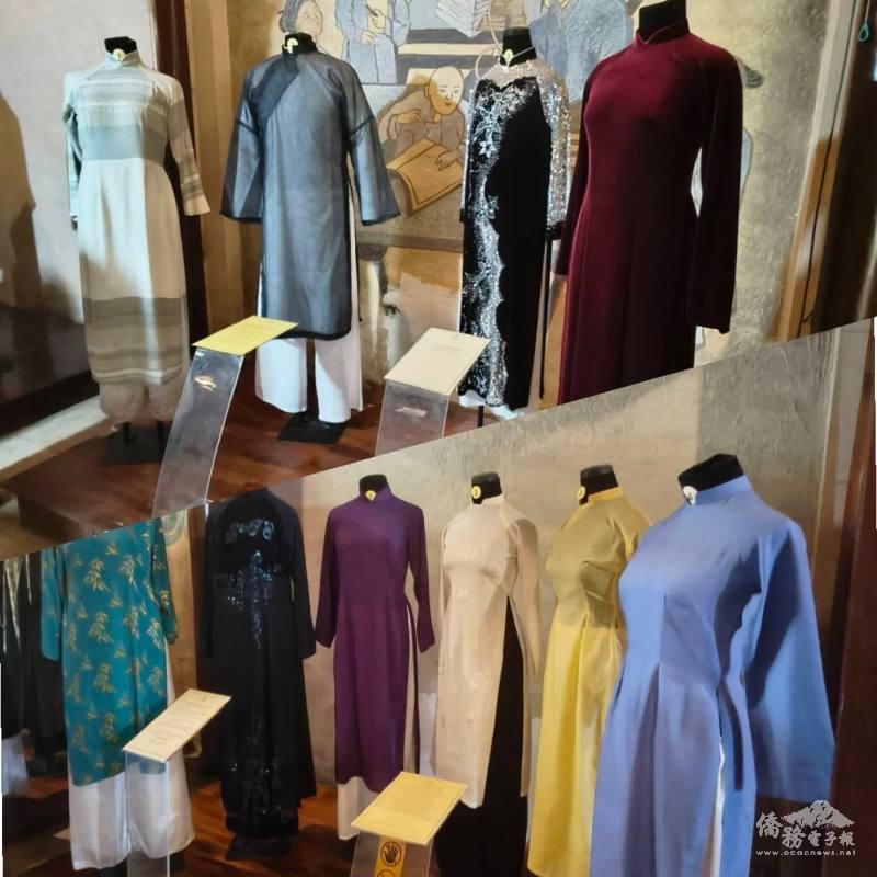 越南傳統奧黛服飾展示，展現典雅文化之美