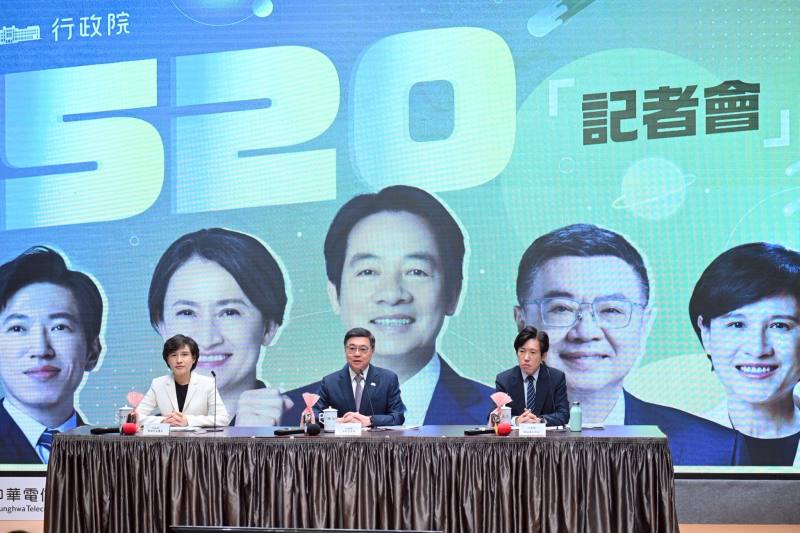 行政院長卓榮泰出席行政院520記者會
