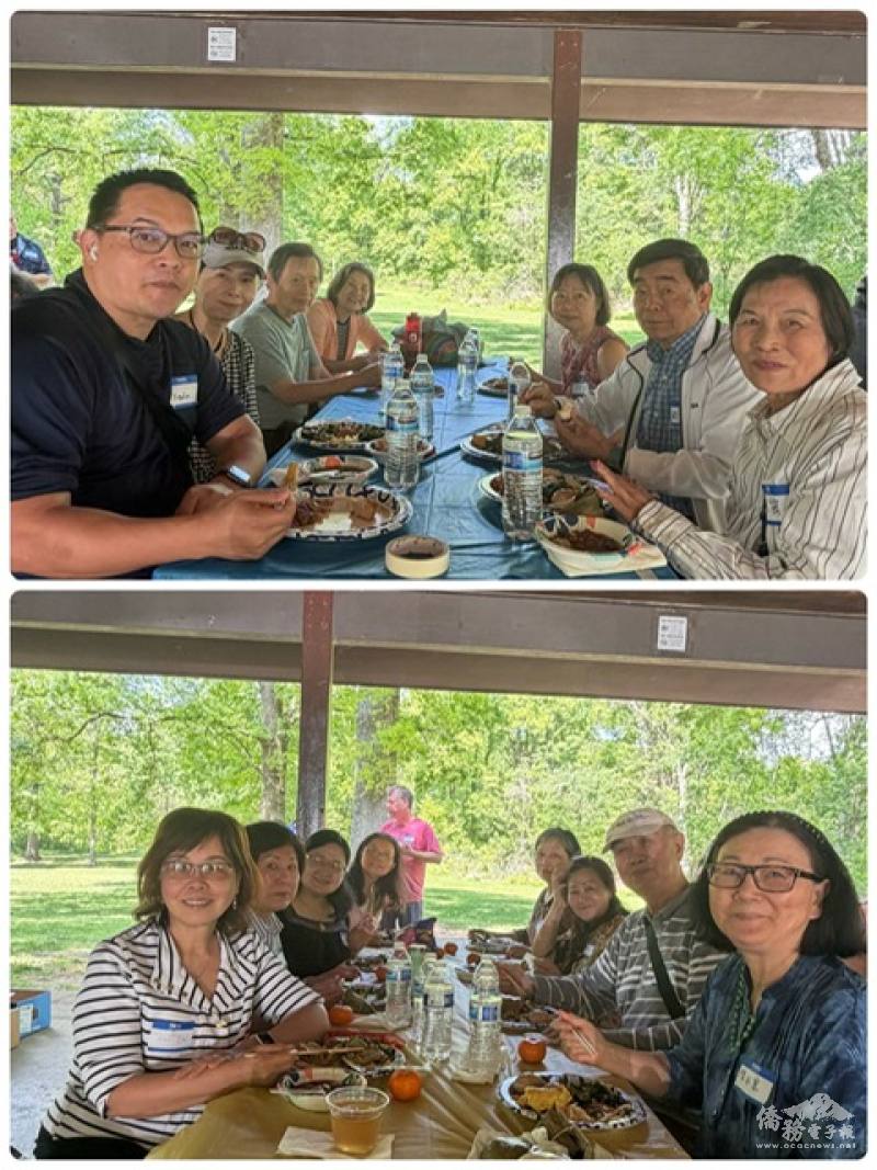 姐妹們攜家帶眷來參加