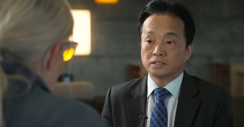 駐丹麥代表鄭榮俊18日接受丹麥廣播公司（DR）新聞節目Deadline專訪，他表示中國的窮兵黷武才是印太地區不穩定的來源，並重申台灣維持台海及區域穩定的決心。（丹麥廣播公司提供）