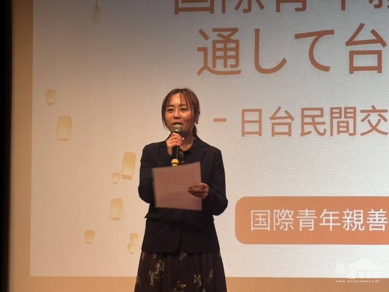 駐日本代表處僑務組副組長李承芸致詞