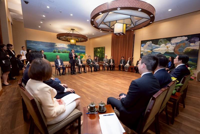 總統接見「世衛行動團」
