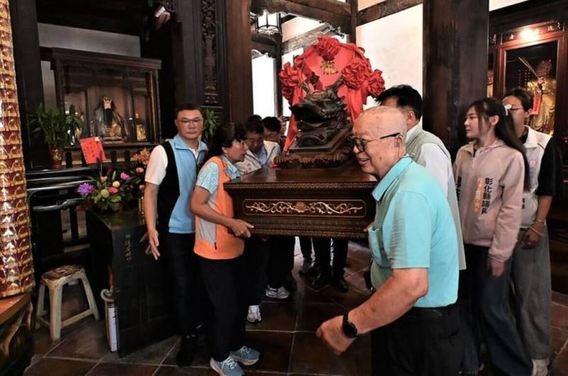 彰化縣2026鹿港慶端陽系列活動「龍王祭」6月7日將登場，30日先舉行「迎龍王出殿」儀式，象徵龍王祭正式開跑。（彰化縣政府提供）