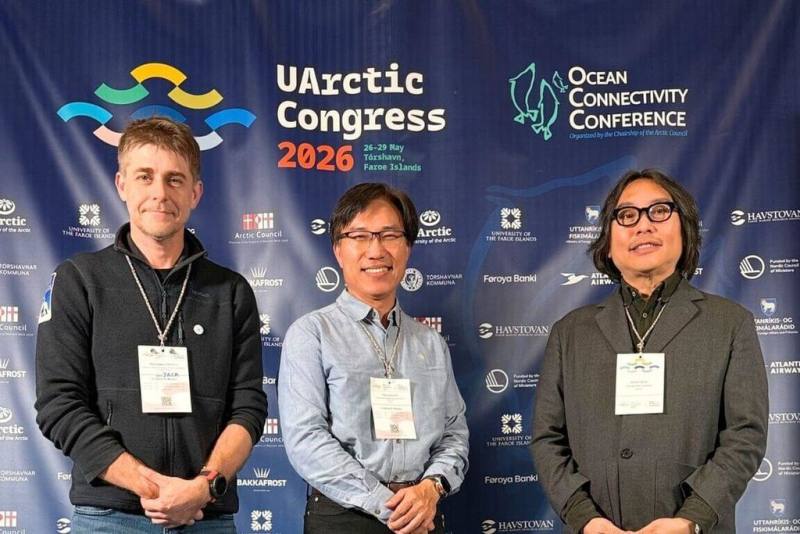 中央大學台灣極地研究中心（TaiPI）2026年首次以正式會員身分，出席極地大學聯盟（University of the Arctic, UArctic）年度大會，不僅主持地球科學國際場次，更受邀分享超過5年的北冰洋海洋觀測研究成果。（中大提供）