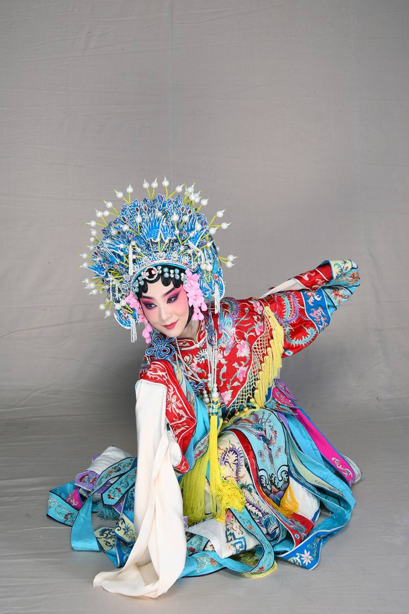 2022年孔玥慈在《貴妃醉酒》飾楊玉環。（劉耀武 攝 台北新劇團 提供）