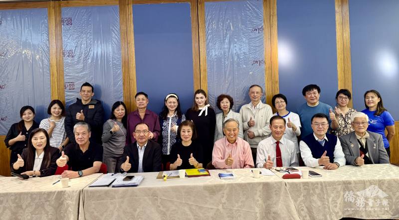 「中南美洲臺商總會年會總結籌備會」出席巴西臺灣商會重要幹部、貴賓與青年合影