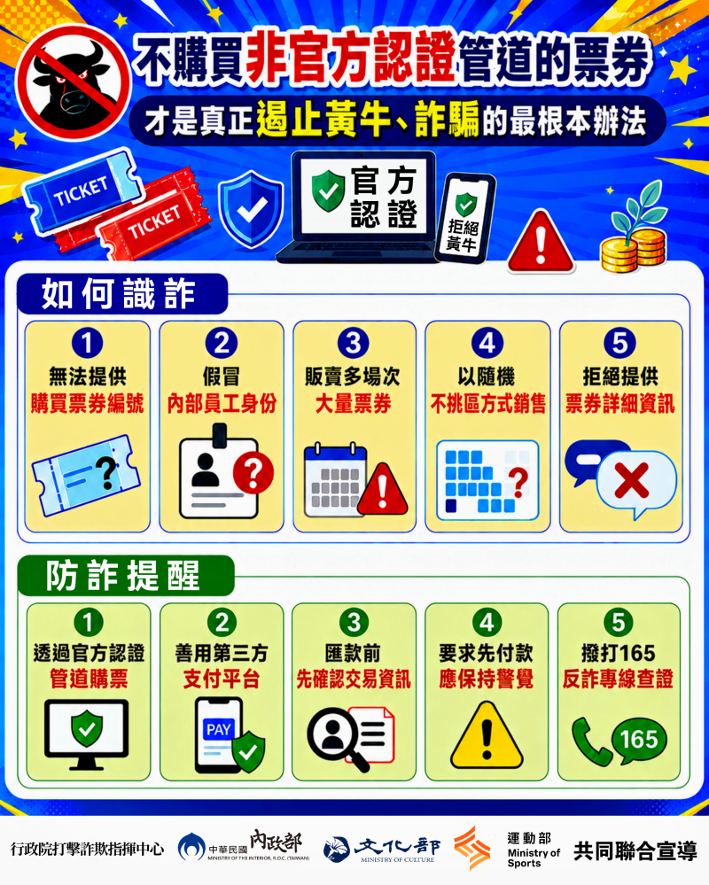 防制黃牛票詐騙