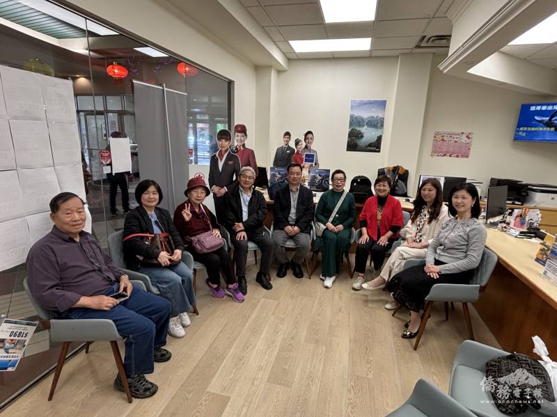 徐佳青參訪汎亞旅遊，瞭解臺加間的觀光與商務交流