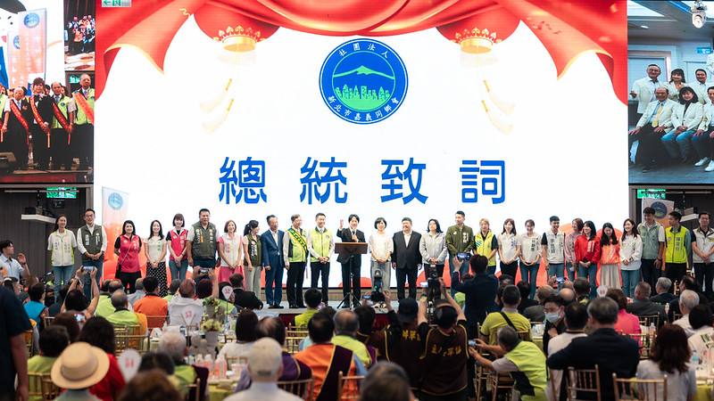 賴清德總統6日午間出席「新北市嘉義同鄉會第12屆第2次會員代表大會」