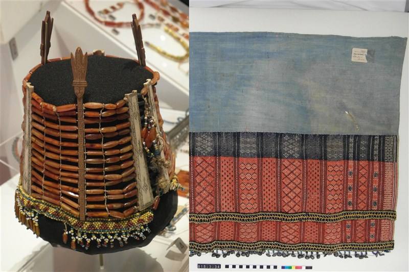 Two Kavalan artifacts held at the Royal Ontario Museum in Canada. Photos taken from the Kavalan Cultural Foundation of Hualien County